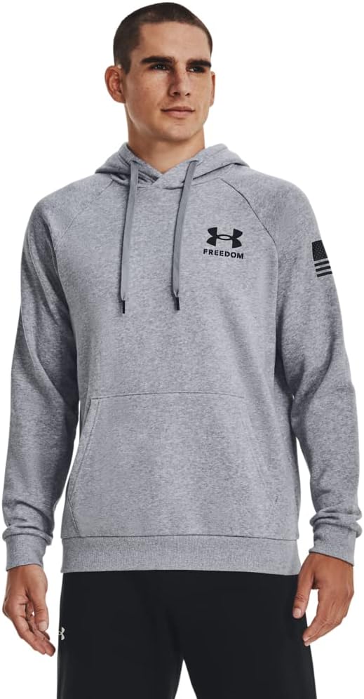 

Толстовка Under Armour New Freedom Flag, (035) Steel Light Heather/Black