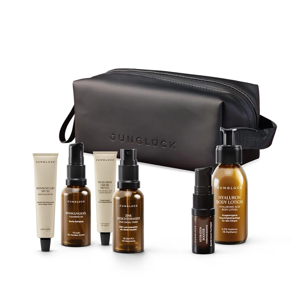 Дорожный набор JUNGLÜCK Travel Set Essentials для ухода за кожей Junglück