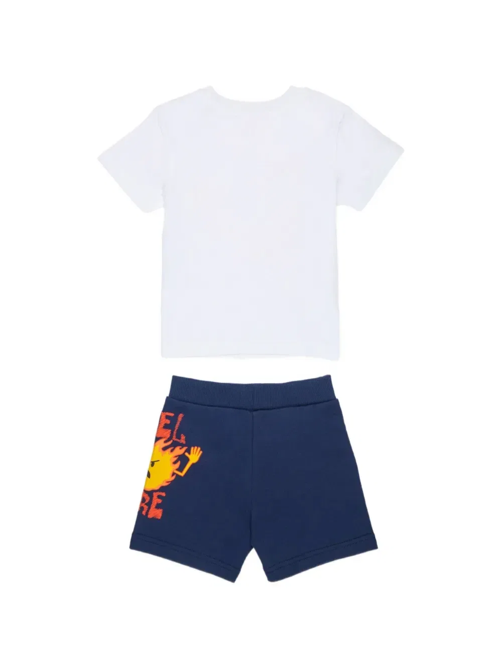 Спортивный костюм с графичным принтом Diesel Kids, белый — фото 2