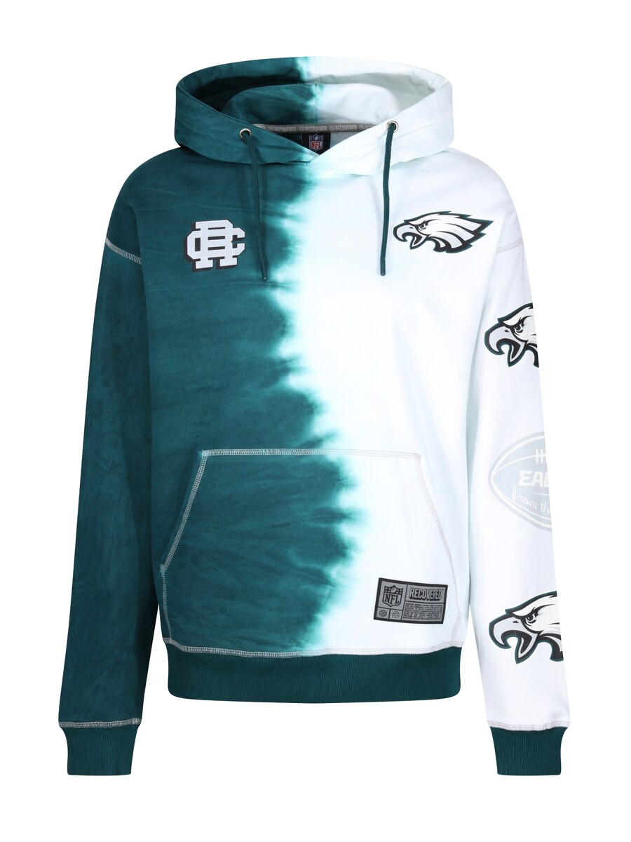

Толстовка Recovered NFL Eagles, цвет Dark green/White