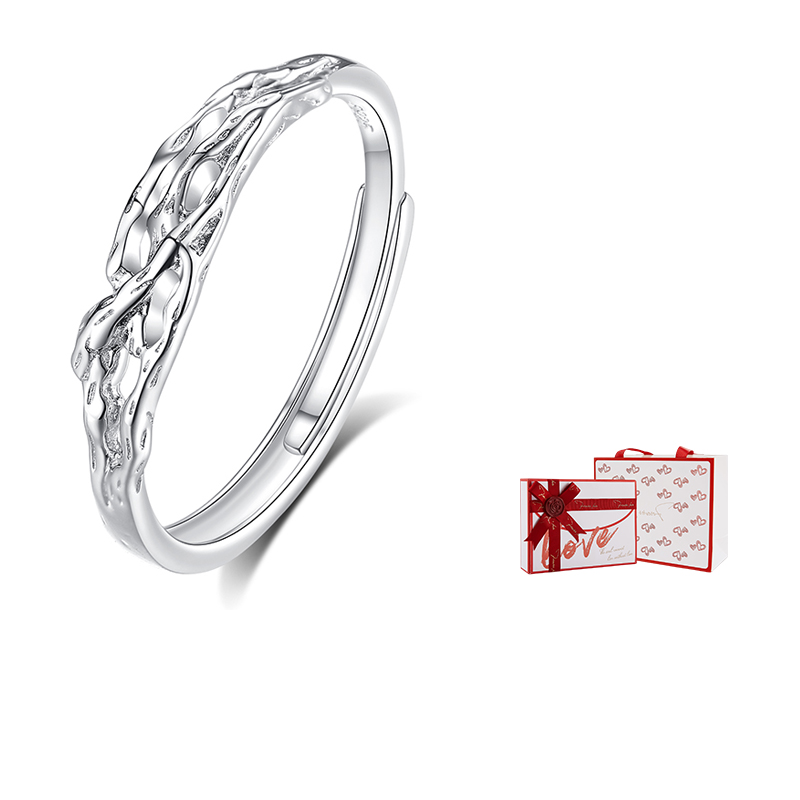 

MERCI ERDE Кольцо из серебра S925 унисекс серебристо-белое Merci&Merde