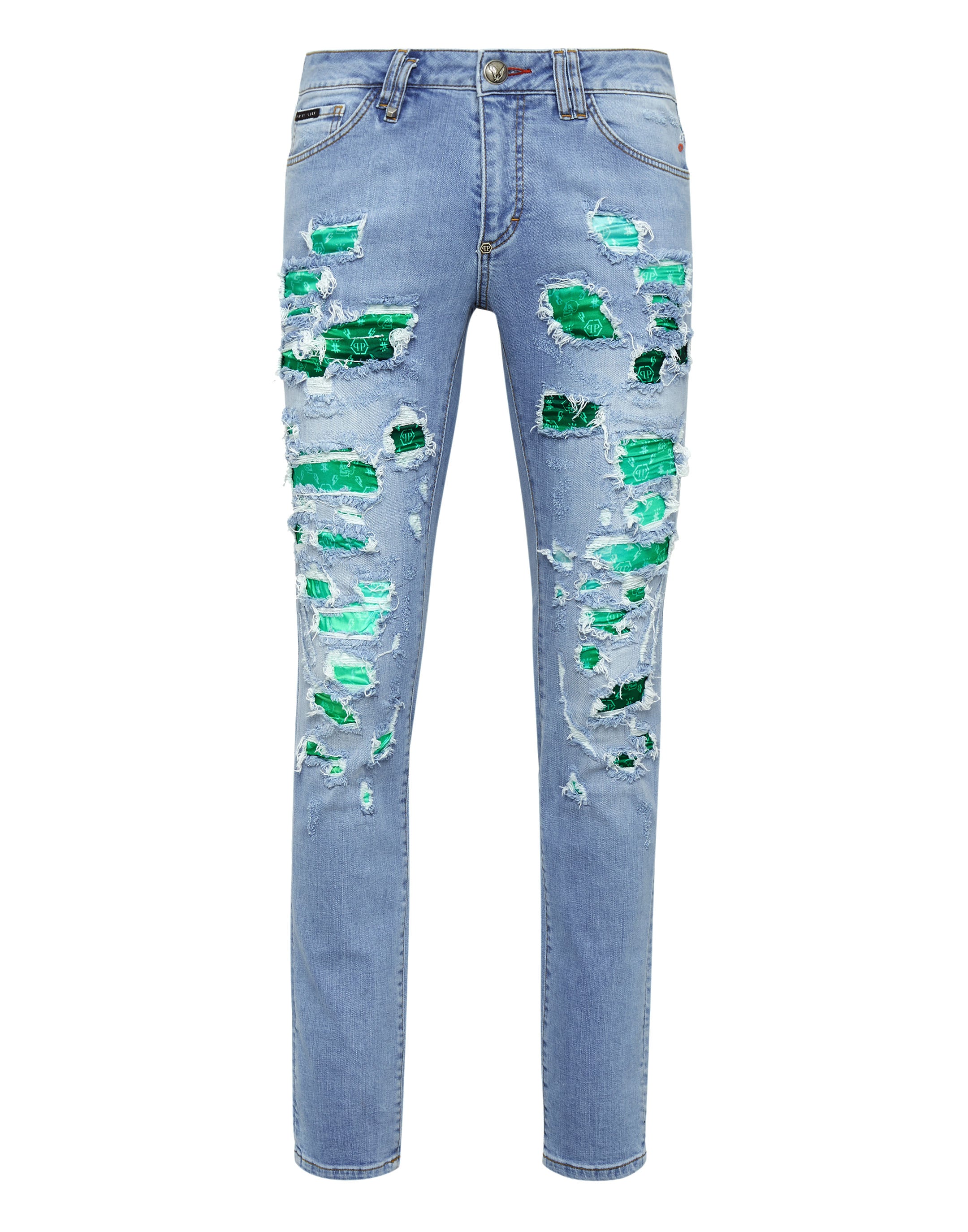

Мужские джинсы PHILIPP PLEIN, цвет grisaille turquoise