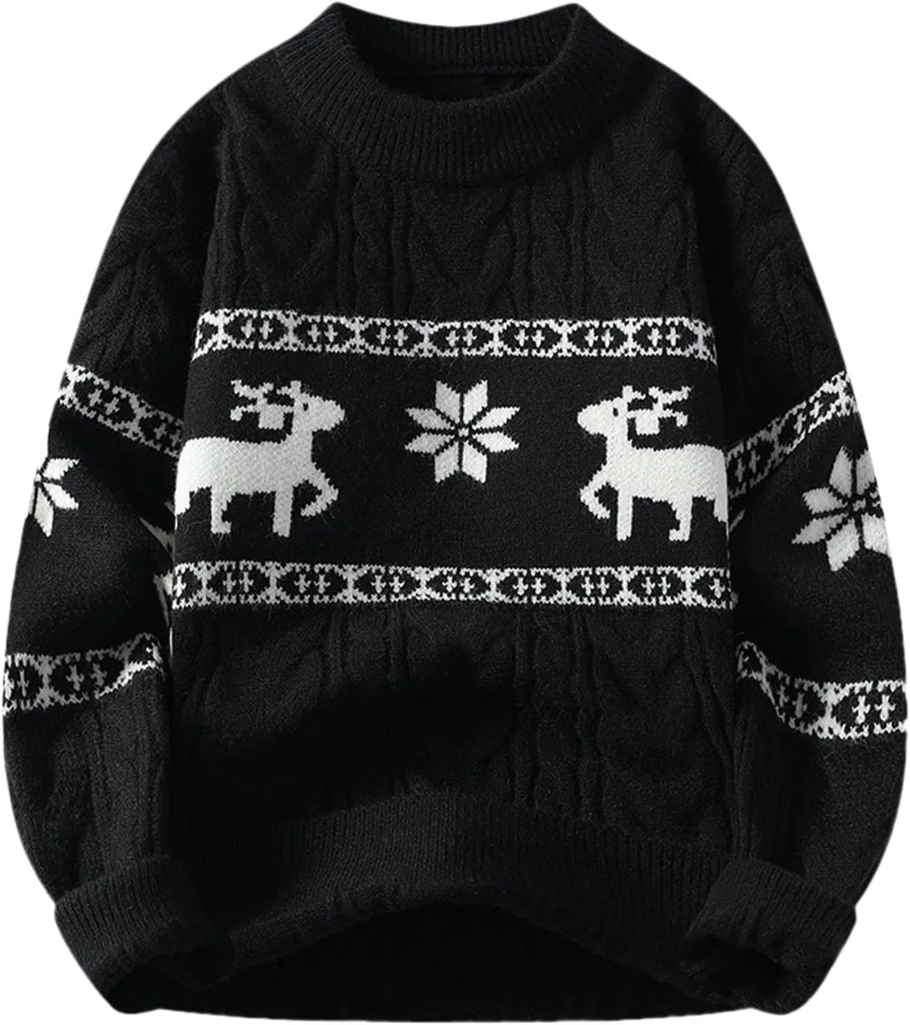 

Осенне-зимний свитер мужской с длинным рукавом Wunnhd