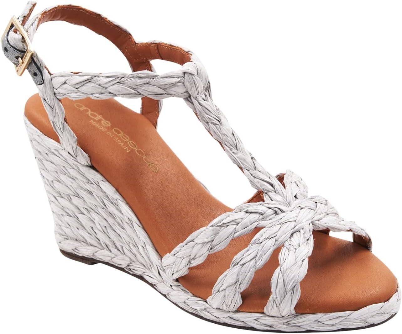 

Туфли Andre Assous Madina Raffia, цвет Dove