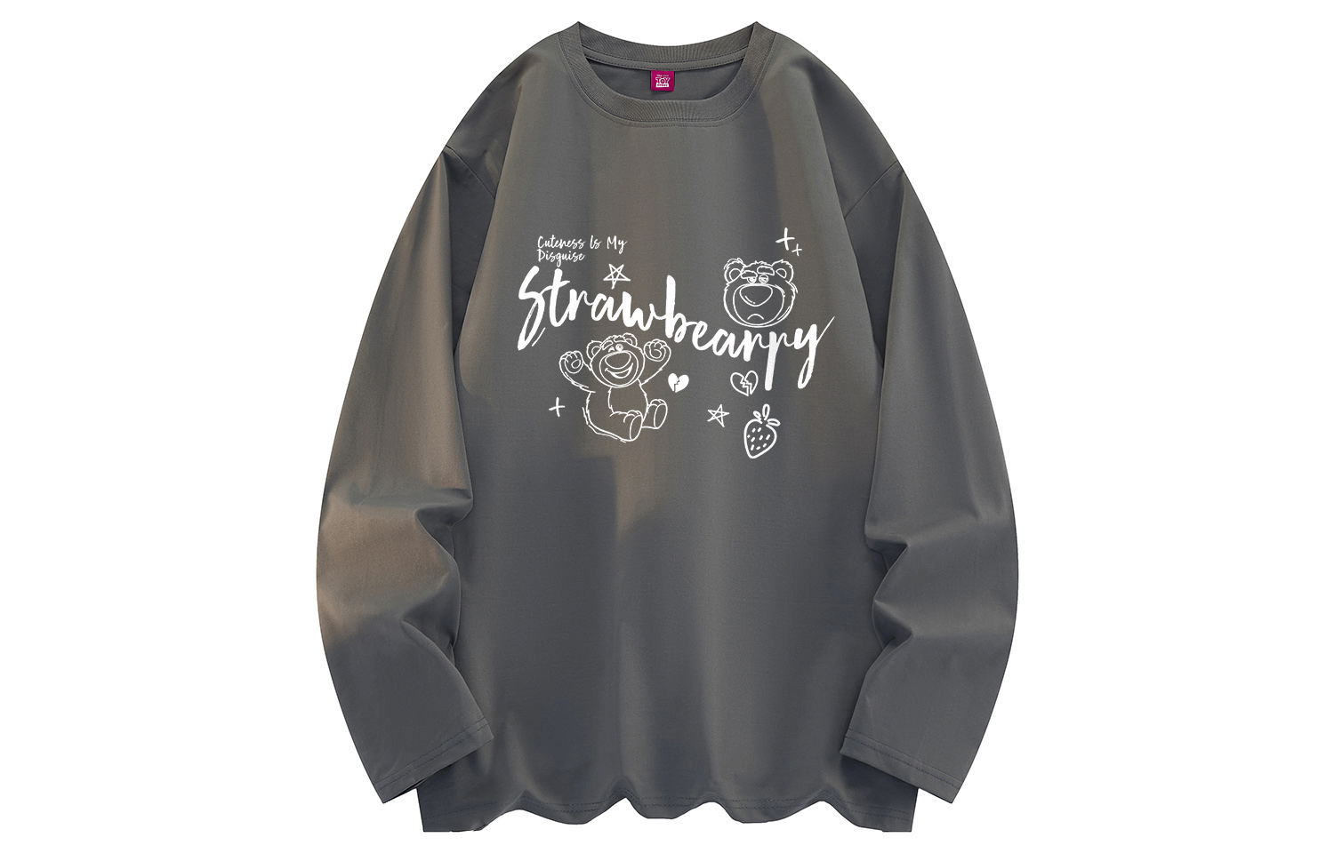 

Футболки Unisex с круглым вырезом, умеренно прямого кроя Disney, темно серый