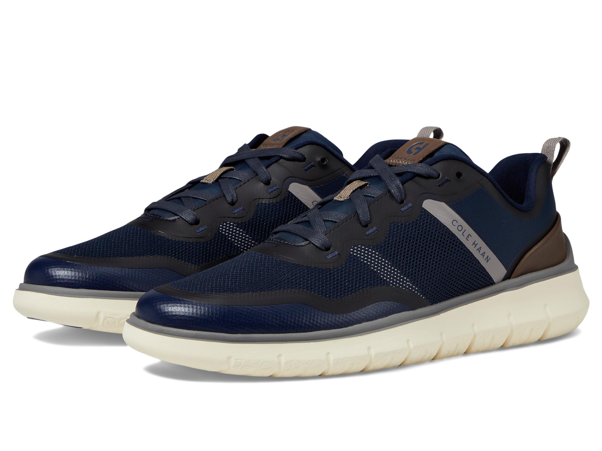 

Кроссовки Cole Haan Generation Zerogrand Textured Sneakers, Navy Blazer/Truffle/Titanium