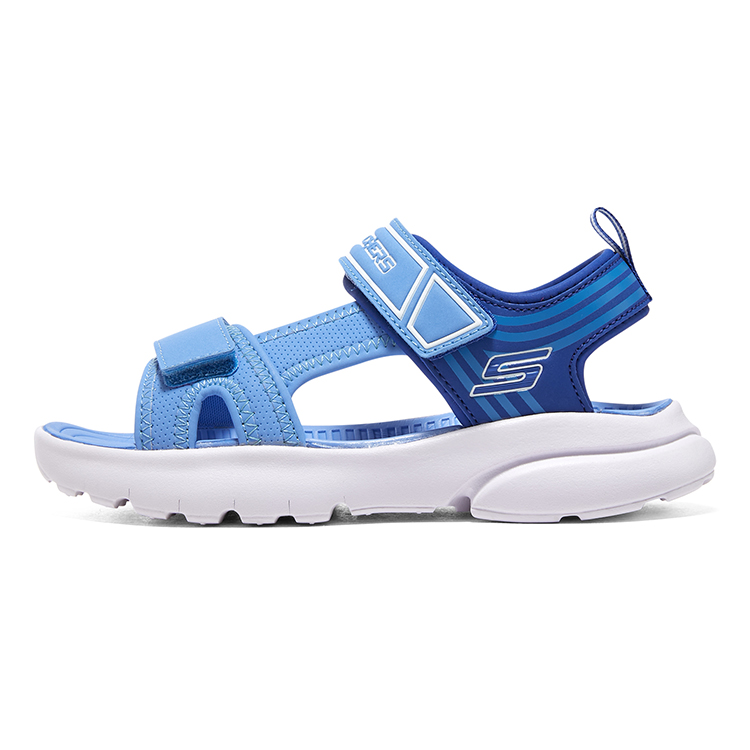 

Skechers Детские сандалии с амортизацией, износостойкие, дышащие, синие, для подростков