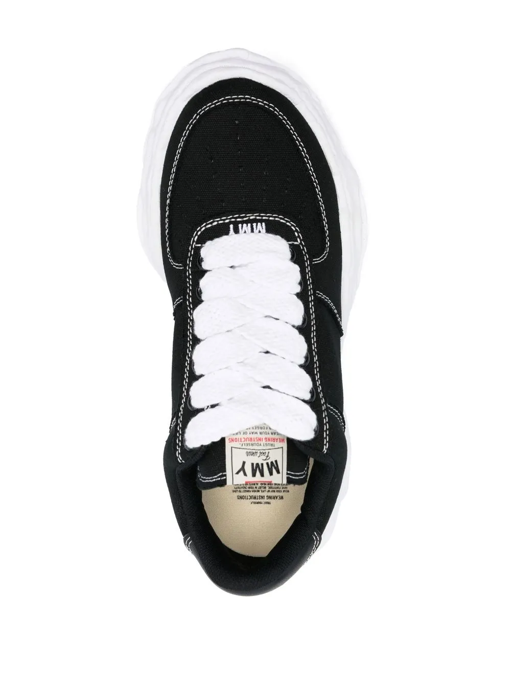 Кроссовки Wayne OG Sole Black Maison Mihara Yasuhiro, черный — фото 4