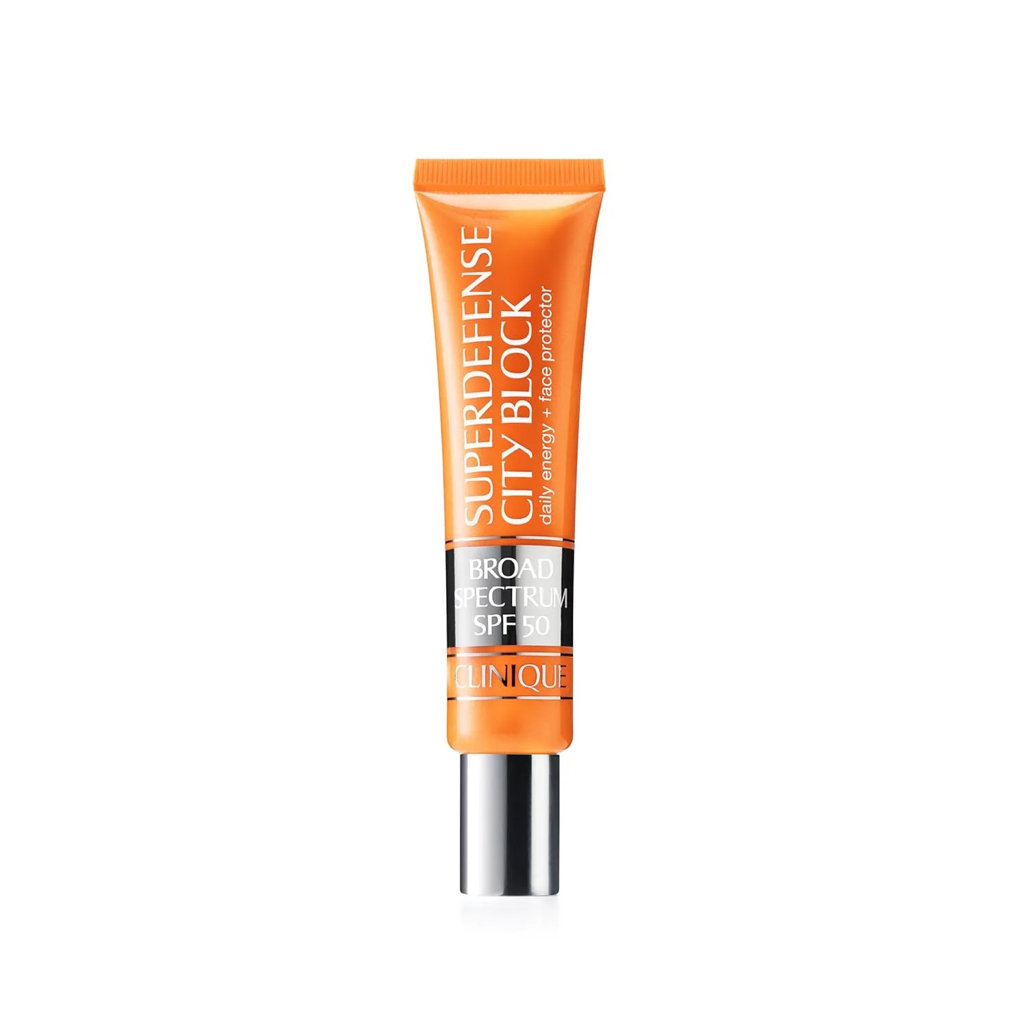 Clinique Superdefense City Block Oil Free Broad Spectrum SPF 50 Daily Energy + Face Protector | Легкая, невесомая основа под макияж + солнцезащитный крем, 42 г, Beige