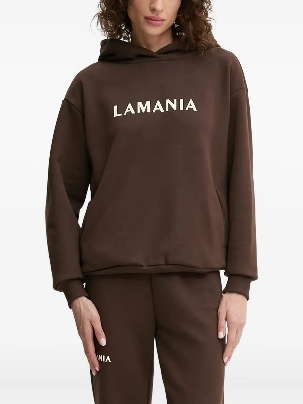 

Худи с логотипом La Mania, коричневый