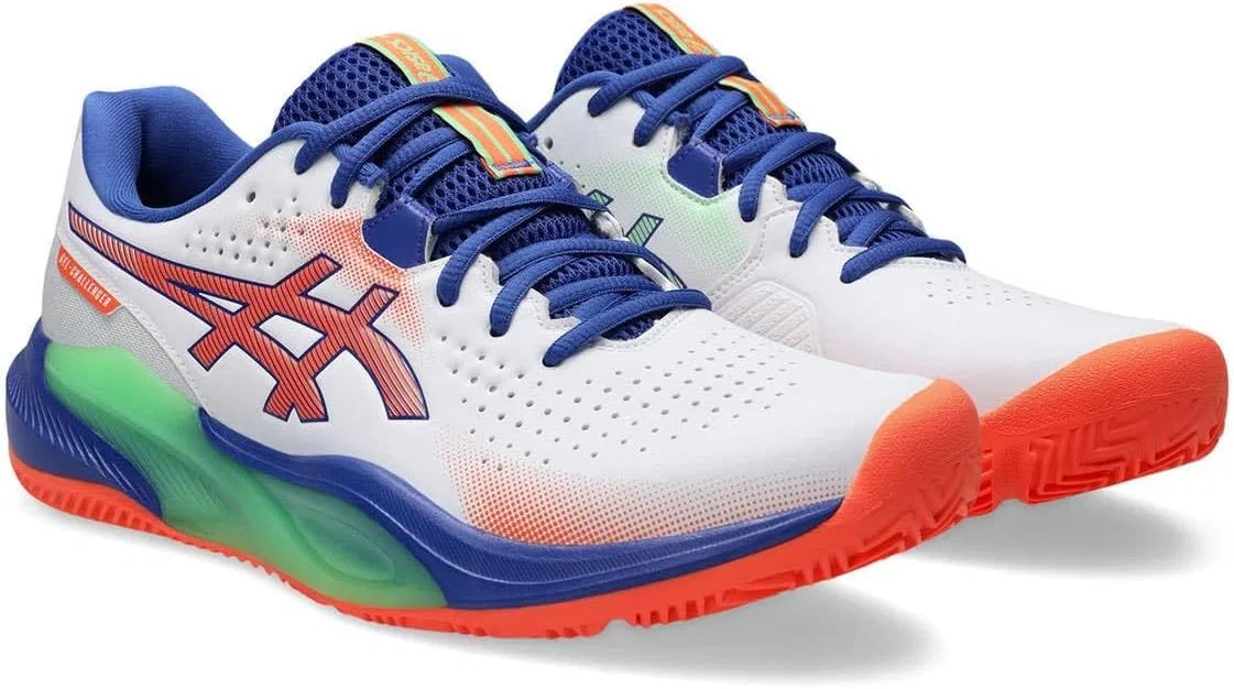 Мужские кроссовки для падела ASICS Gel-Challenger 15, белый/ярко-красный — фото 3