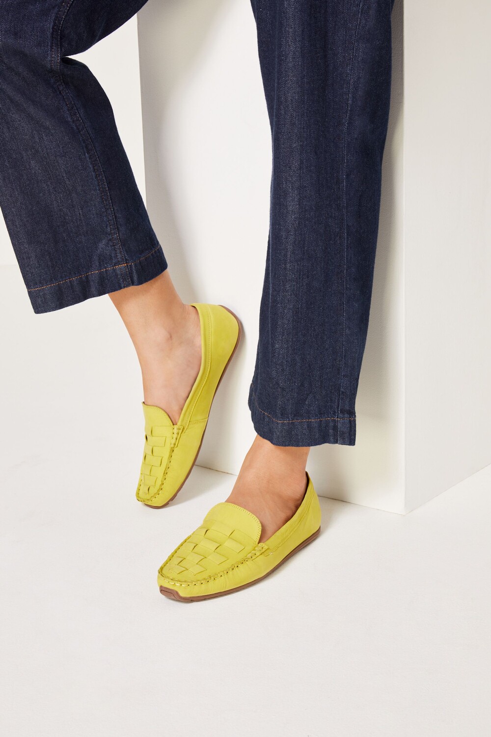 

Туфли из плетеной кожи Forever Comfort Next, зеленый