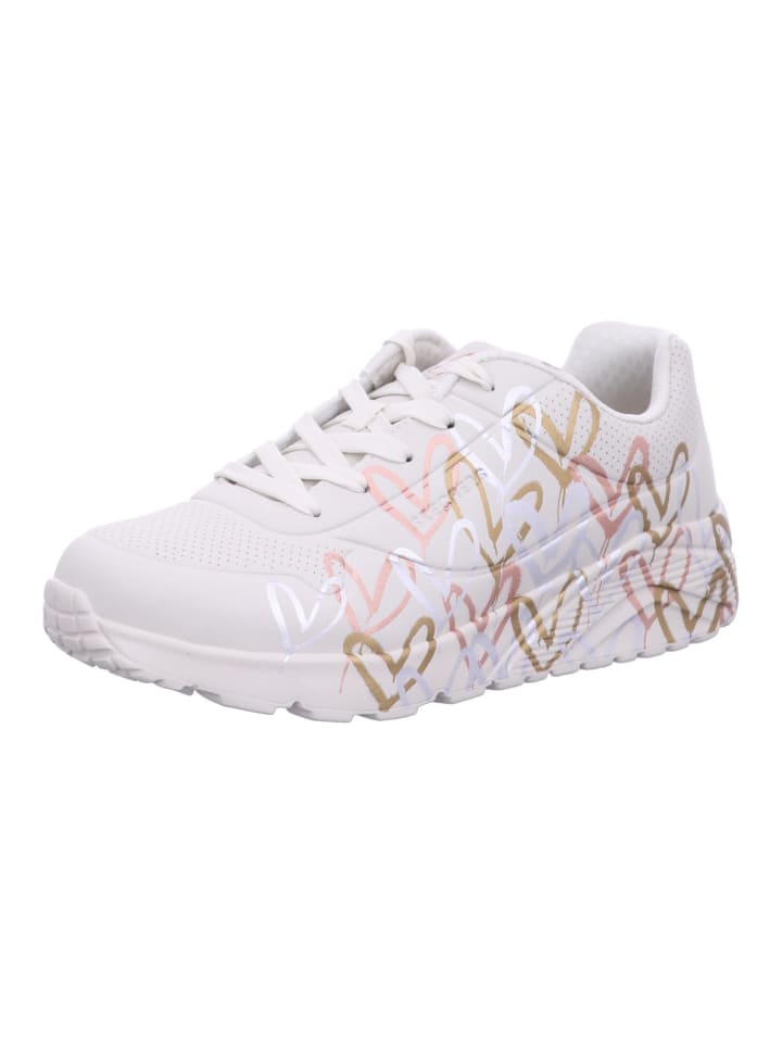 

Белые низкие кеды Skechers