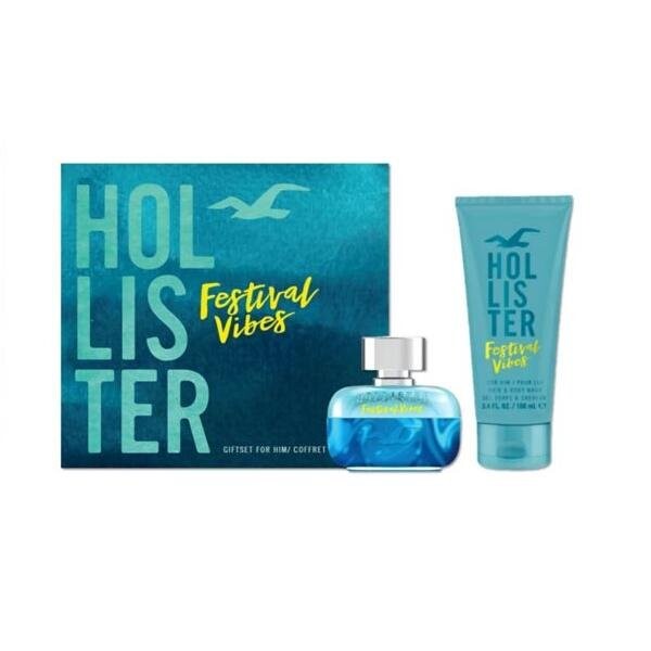 

Hollister, Festival Vibes For Him, набор косметики, 2 шт