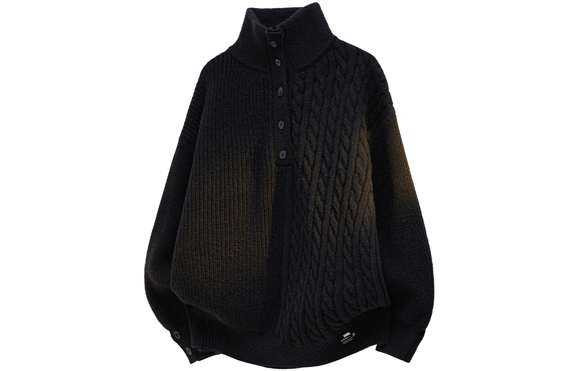 

Полуводолазка Unisex Moderate Irregular ZIAREL, черный with removable logo