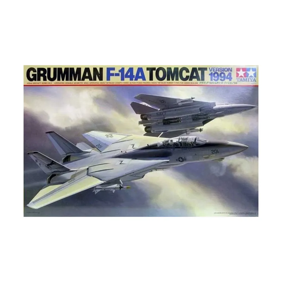 

Грумман F-14A Томкэт, Military Aircraft Models (1:48) (Tamiya)