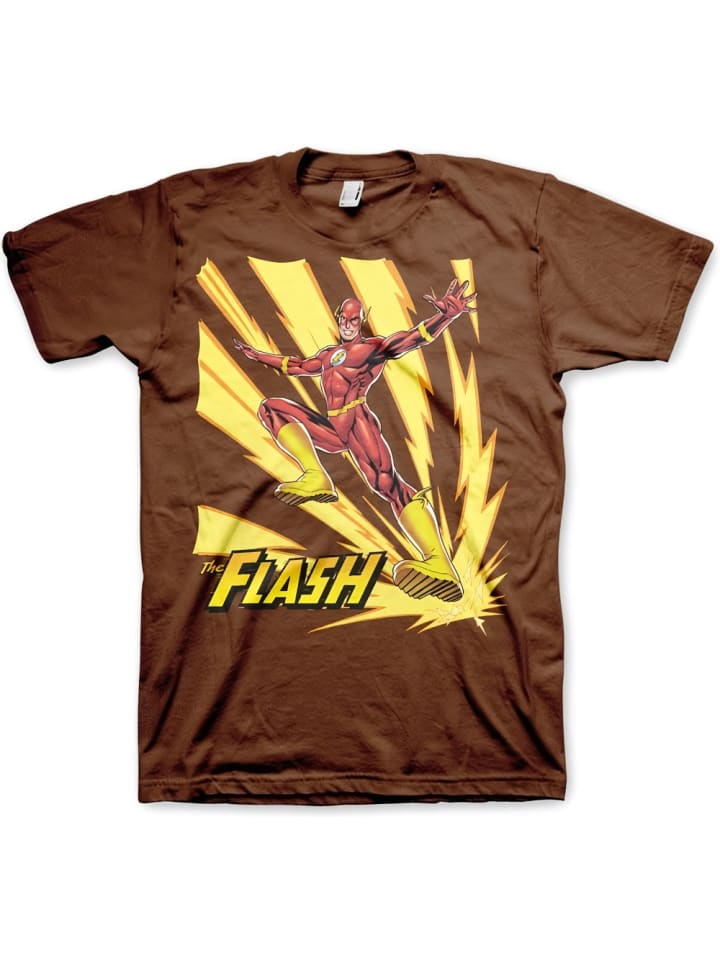 

DC Flash Коричневая футболка, Коричневый, DC Flash Коричневая футболка