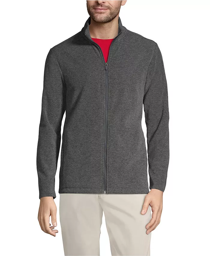

Мужская флисовая куртка Thermacheck 100 Lands' End, серый