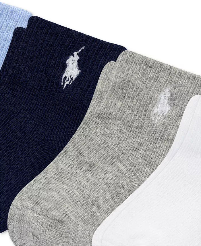 Детские носки-поло для мальчиков, набор из 7 пар Polo Ralph Lauren, синий — фото 3