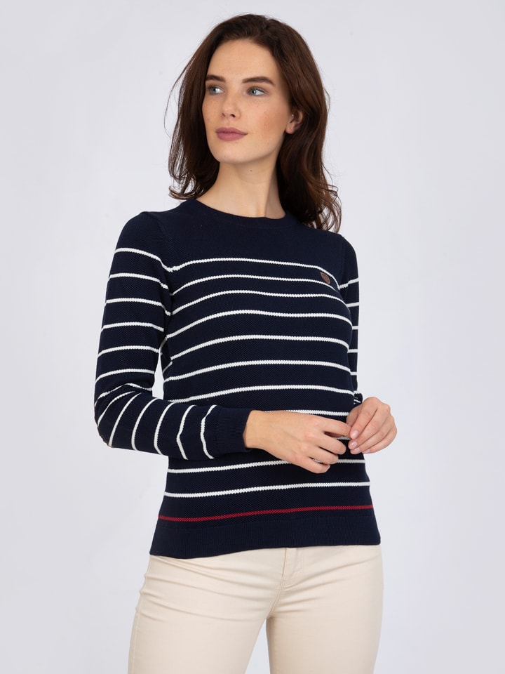 

Пуловер SIR RAYMOND TAILOR, цвет dunkelblau/weiß