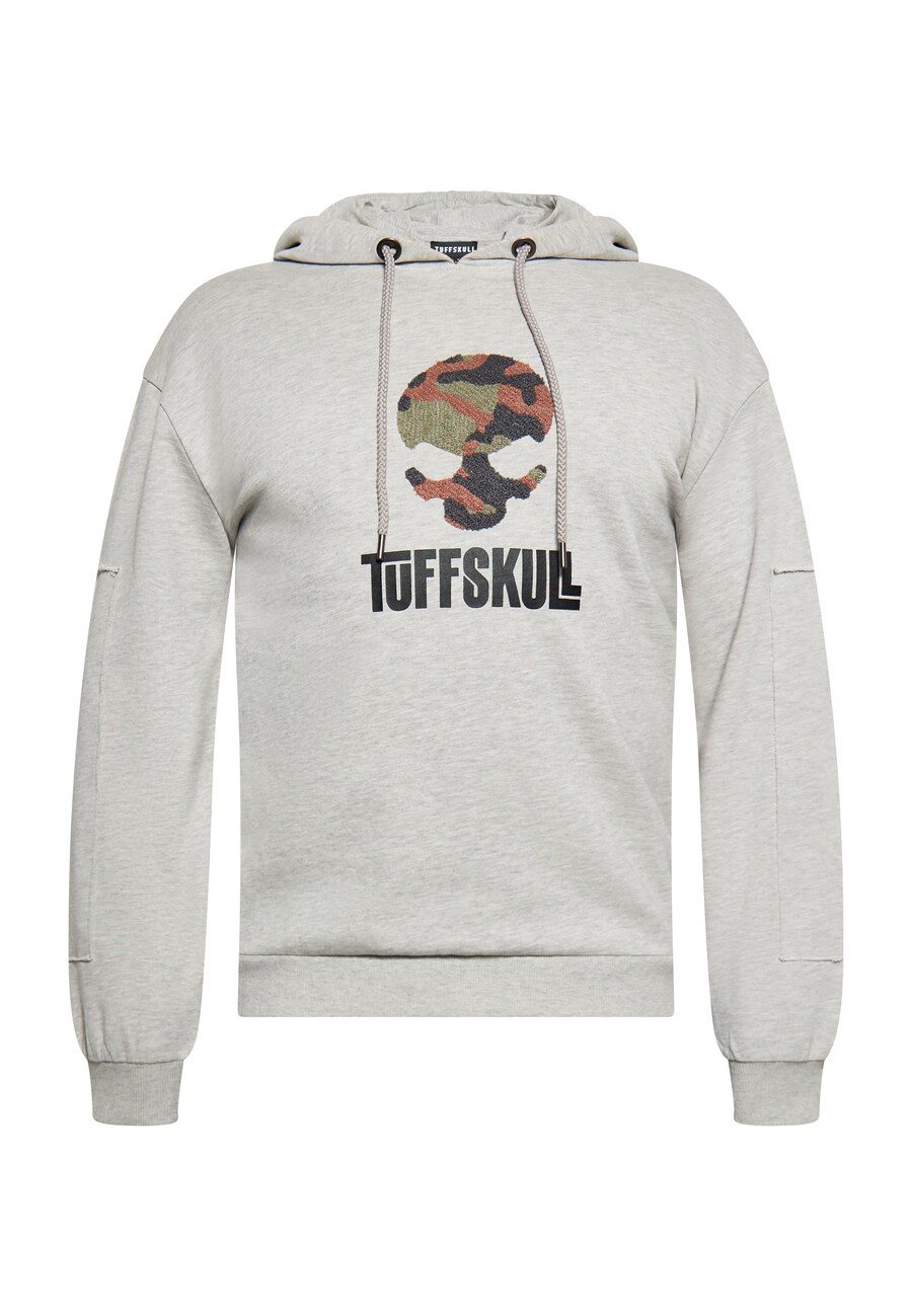 

Толстовка с капюшоном TUFFSKULL Sweatshirt, светло-серый