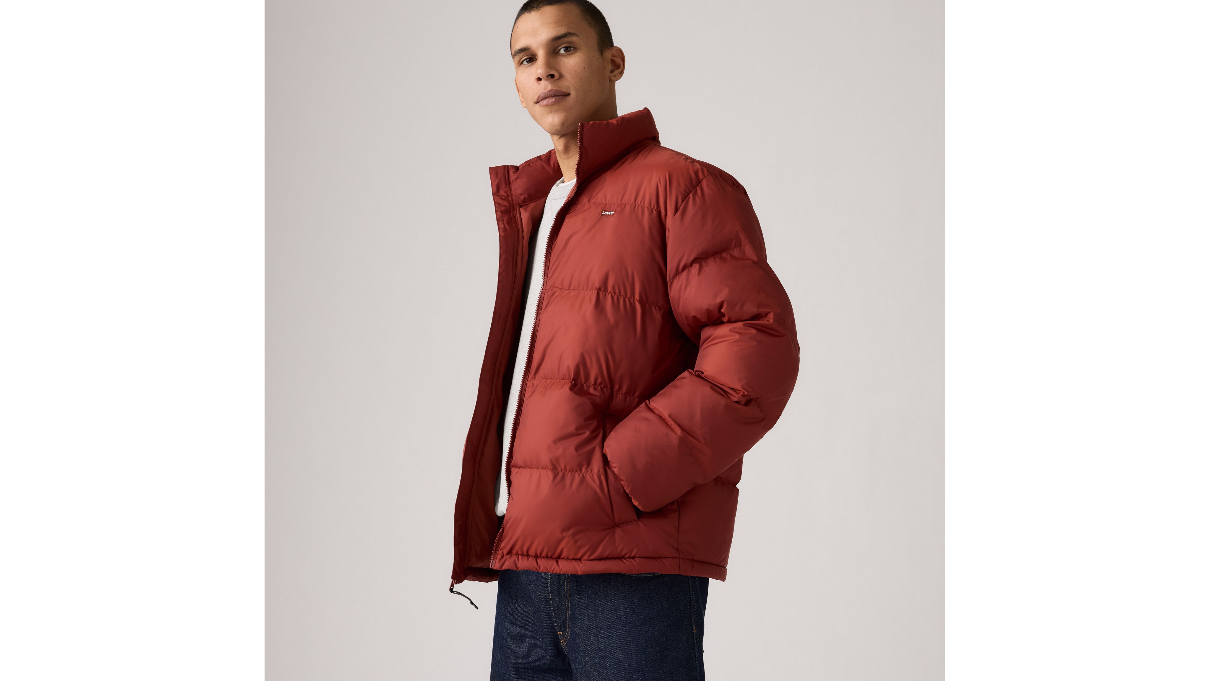 

Короткая стеганая куртка Piedmont Levi's, Russet Brown - Red