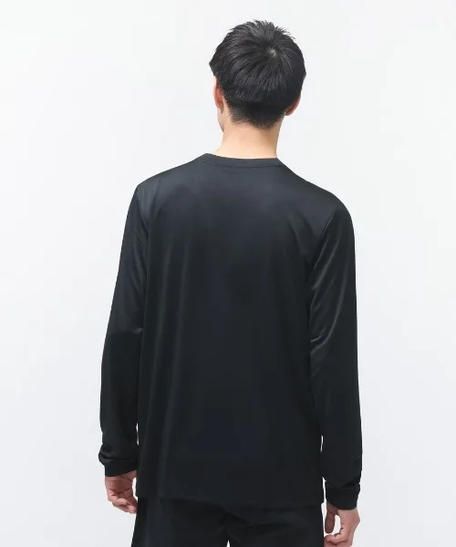Мужская футболка с длинным рукавом из полиэстер Nike DF RLGD Reset черная — фото 2