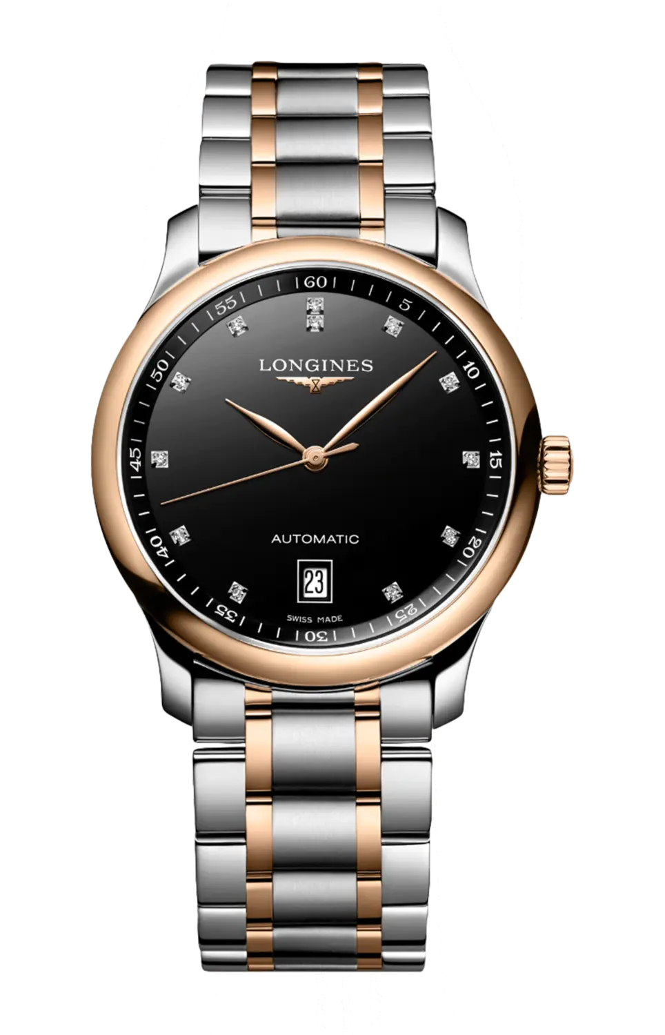 

Часы Longines Master collection из стали с розовым золотом 38,50 мм