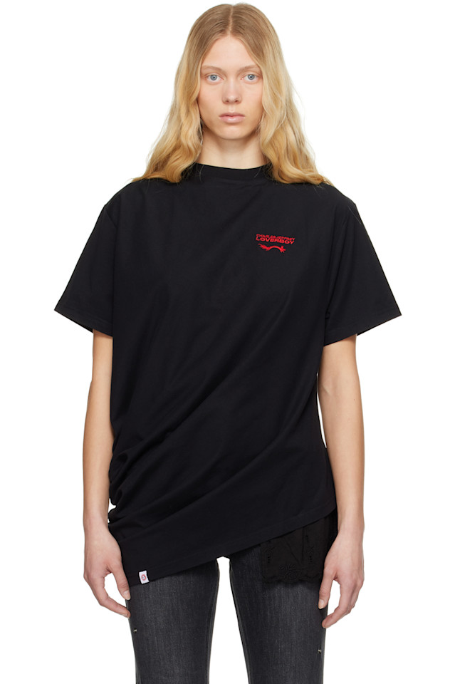 

Футболка Topsy turvy Charles Jeffrey Loverboy, черный