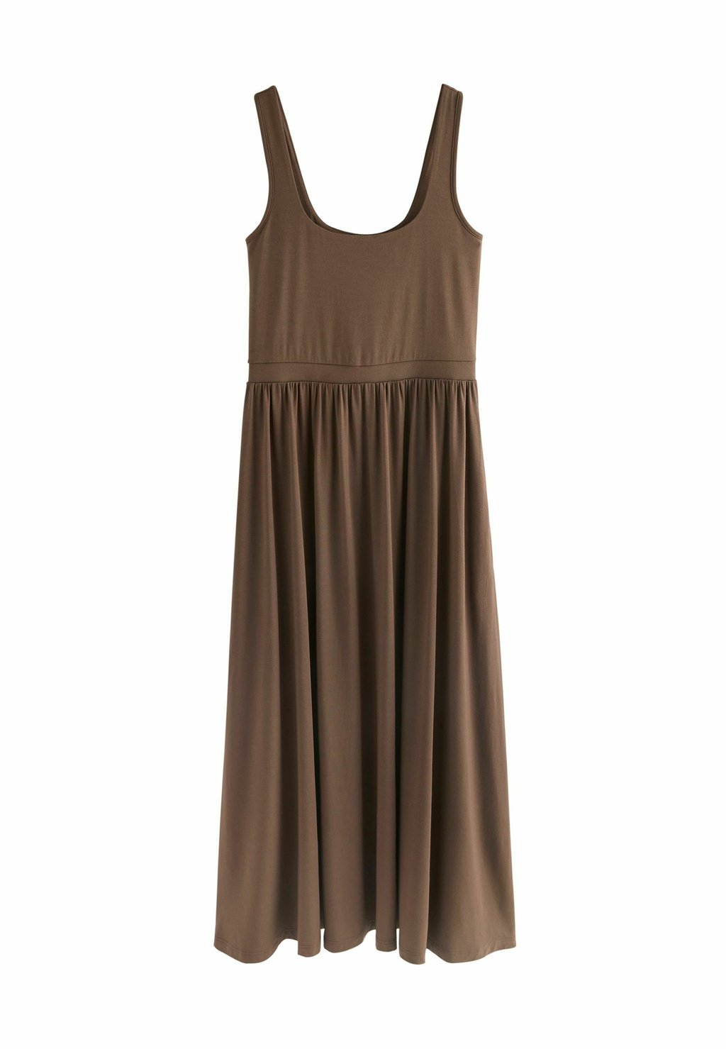 

Платье из джерси WAISTED - REGULAR FIT - Maxi dress Next, коричневый