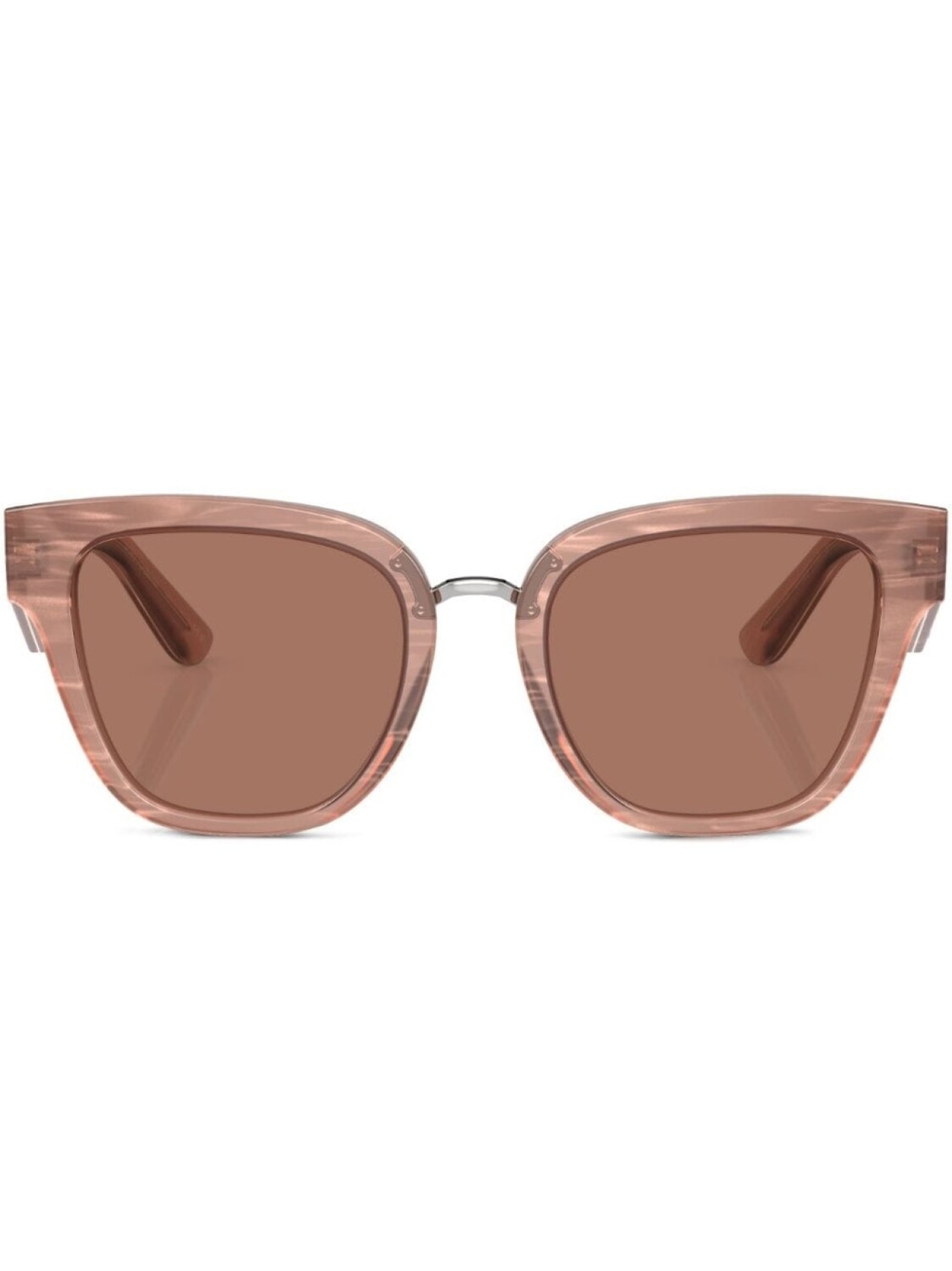 

Солнцезащитные очки в оправе 'кошачий глаз' Dolce & Gabbana Eyewear, коричневый