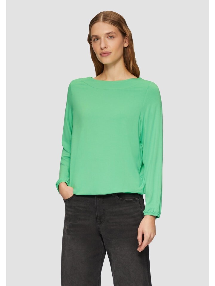 

Футболка s.Oliver T-Shirt langarm, зеленый