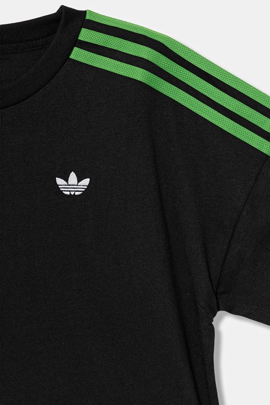 Хлопковая футболка Adidas Originals, черный — фото 3