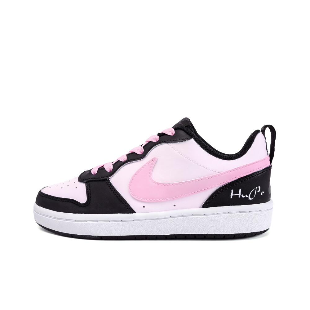 

Кроссовки Nike Court Borough Skateboarding Shoes Women's Low-top Pink/white/black, розовый