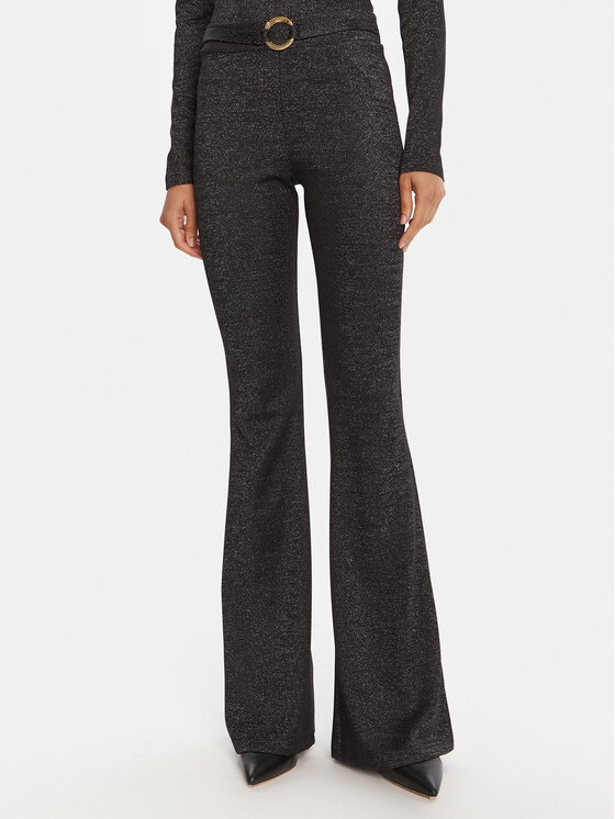 

Брюки из ткани flare fit 79PAC101 J0251 Just Cavalli, чёрный