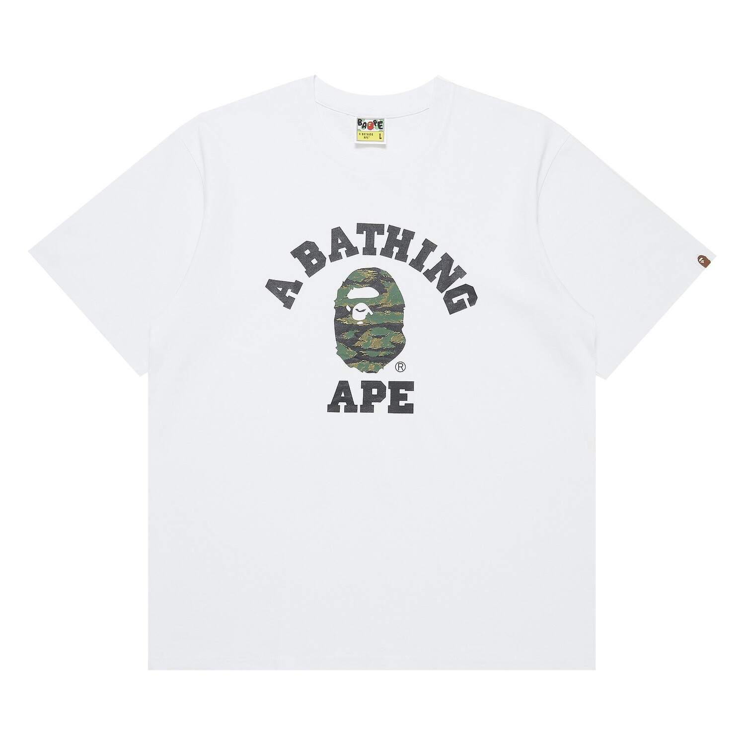 

Футболка BAPE Tiger Camo, цвет Белый/Зеленый