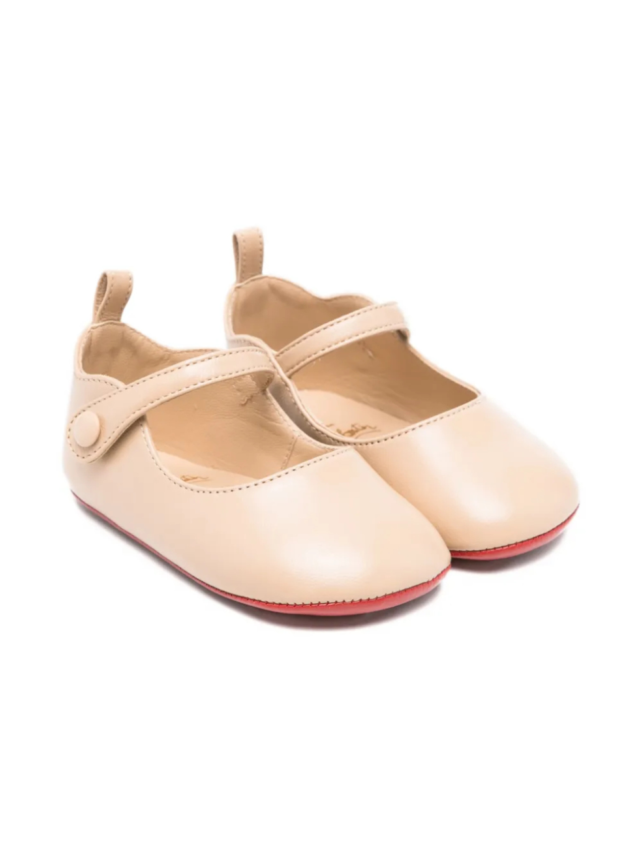 

Christian Louboutin Детские кожаные балетки Мэри Джейн Christian Louboutin Kids, нейтральный