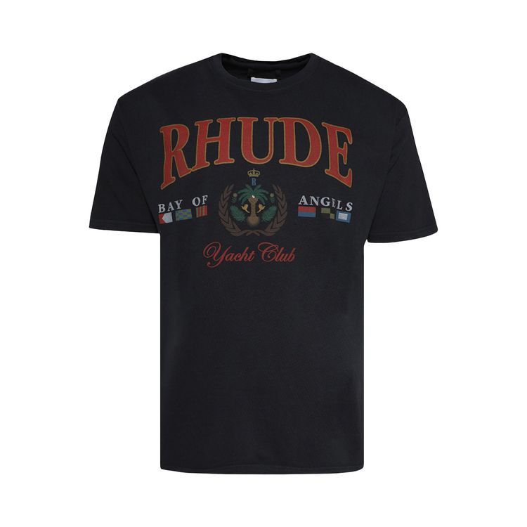 

Футболка Rhude Bay Of Angels Yacht Tee Vintage Black, черный