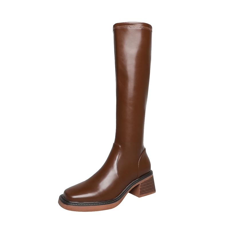 Сапоги женские 5 см Yeezyy Reezy, Brown