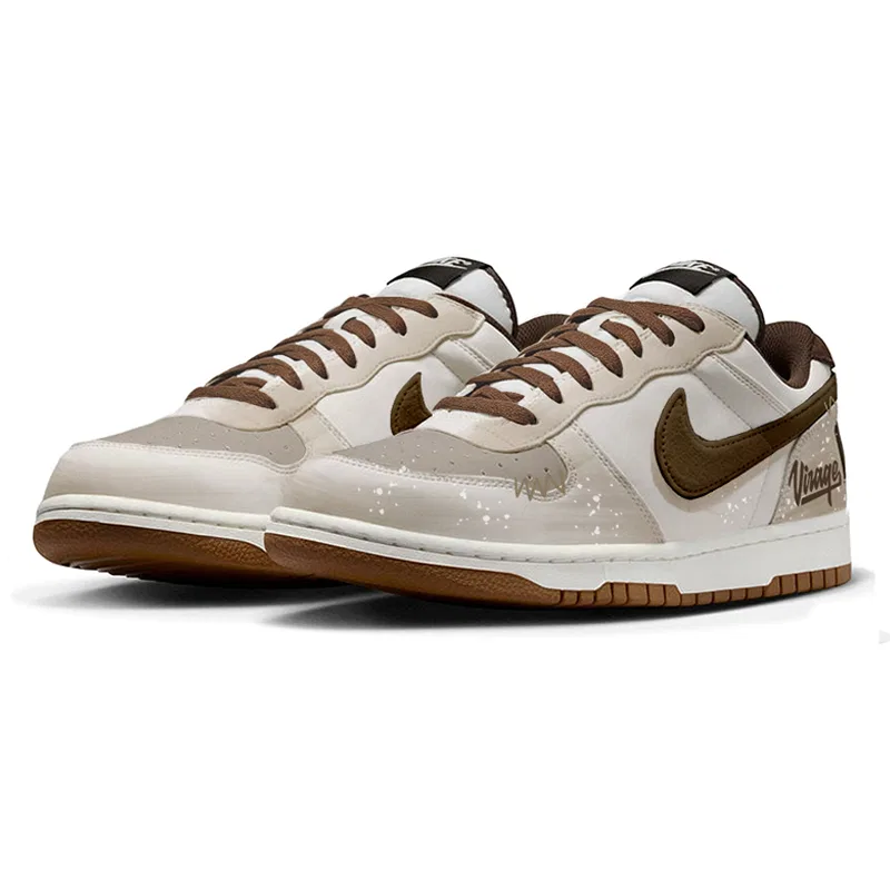Кеды Nike Big Milk Coffee Memories коричневые — фото 4