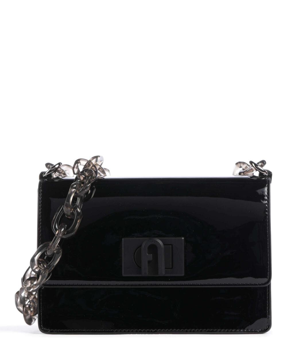 

Мини-Сумка на плечо 1927 из лакированной кожи Furla, черный