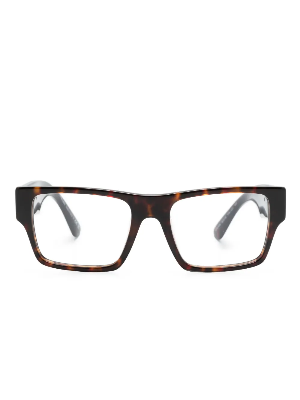 

Очки в прямоугольной оправе Prada Eyewear, коричневый