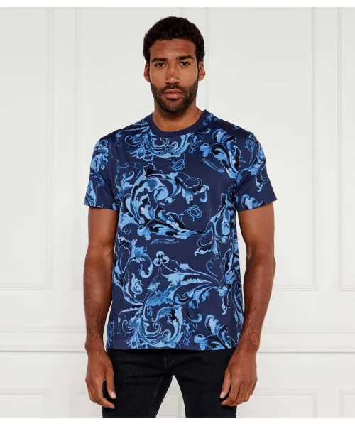 

Футболка Slim fit Versace Jeans Couture, синий