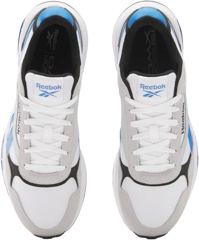 Кроссовки Reebok Unisex-Adult Glide DMX, белый/синий/серый — фото 3