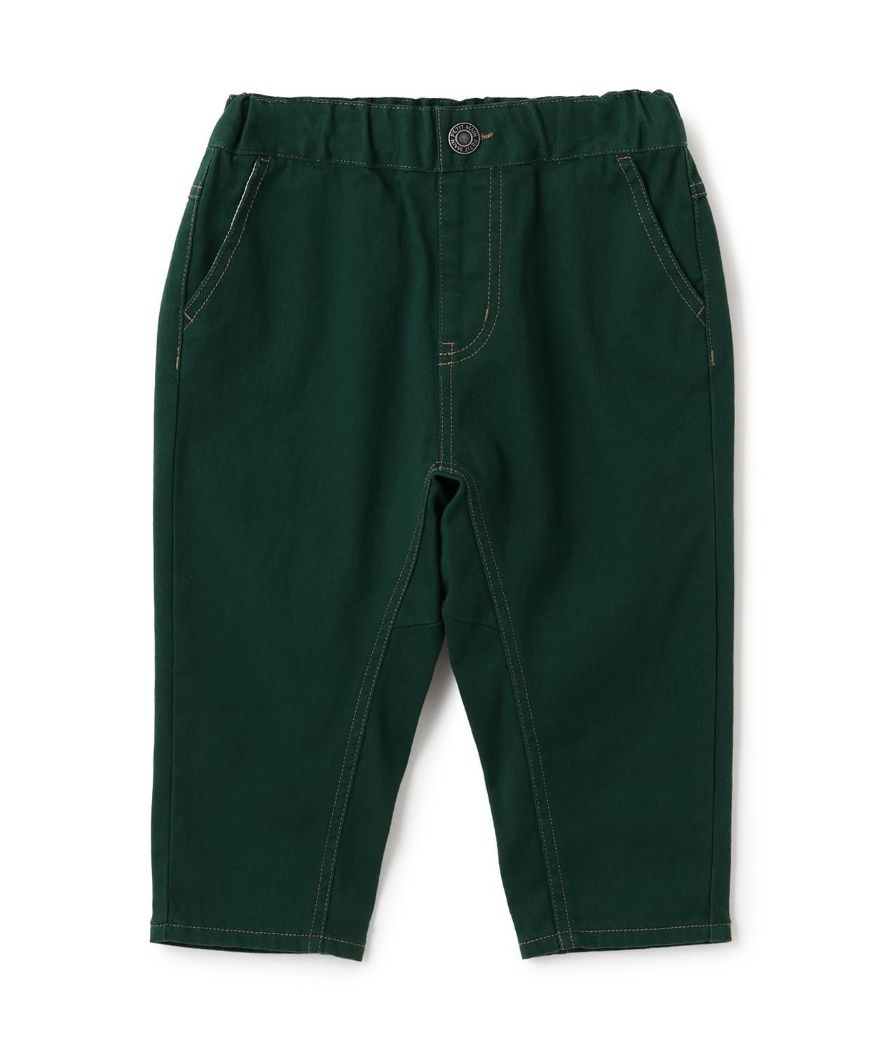 Дерзкие зауженные штаны Petit main, Green