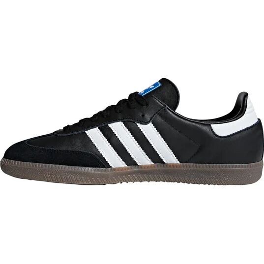 Кроссовки SAMBA OG из натуральной кожи adidas, цвет Schwarz/Weiß/Braun — фото 2