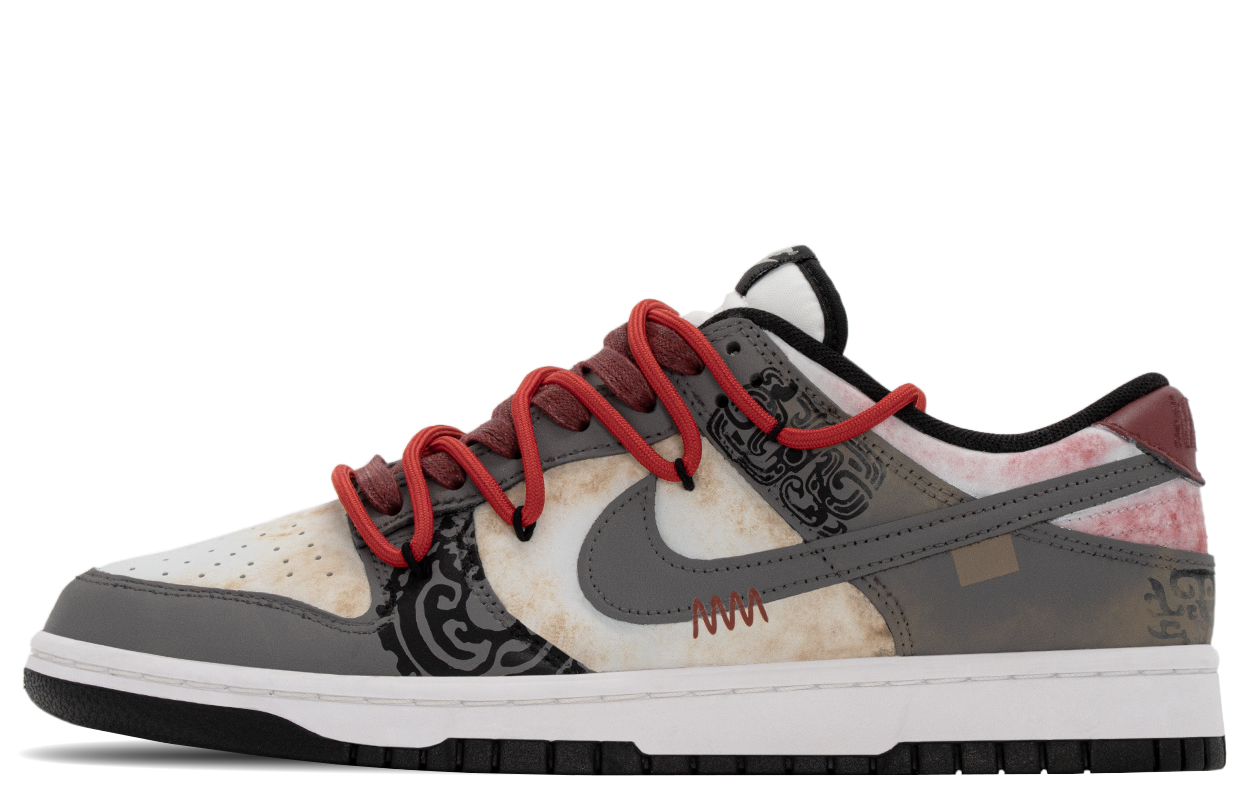 

Nike Dunk Evasive Smoke устойчивые к истиранию и скольжению низкие кроссовки для скейтбординга мужские черно-белые