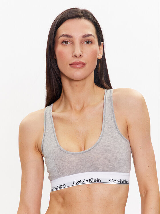 

Верхний бюстгальтер Calvin Klein, серый