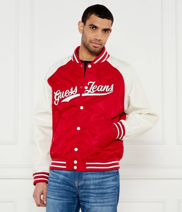 

Куртка-Бомбер Regular fit Guess Jeans, красный