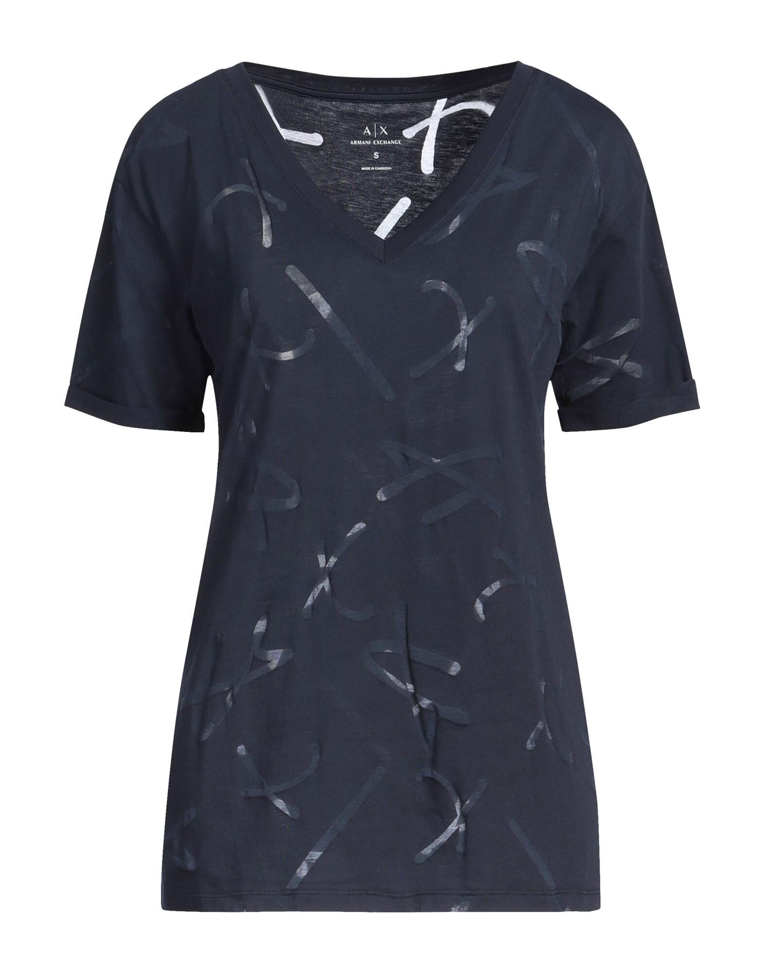 

Футболка Armani Exchange, полуночно-синий